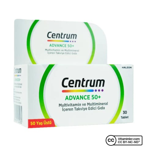 Centrum Advance 50+ مولتیویتامین 30 قرص