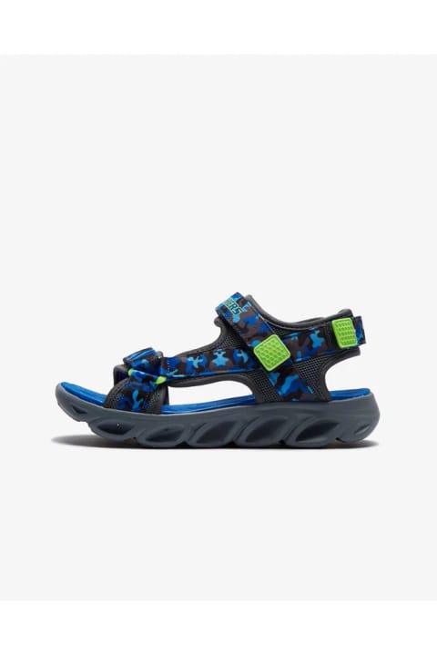 SKECHERS Hypno - Splash صندل پسرانه بزرگ چراغ‌دار آبی 400077l Bllm