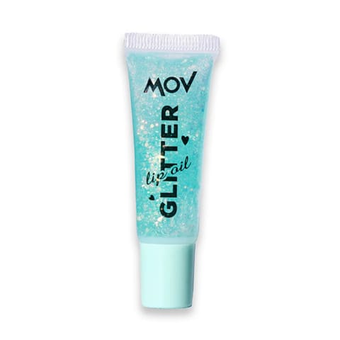 Mov Glitter Lip Oil روغن لب شماره 04 فیروزهای