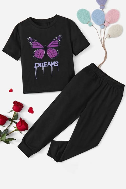 ست سویشرت و شلوار بچگانه Dream Butterfly برند uyguntarz