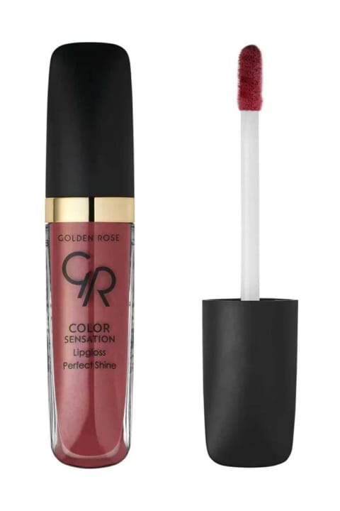 Golden Rose Color Sensation Lipgloss شماره 132 - جلای براق و مرطوب