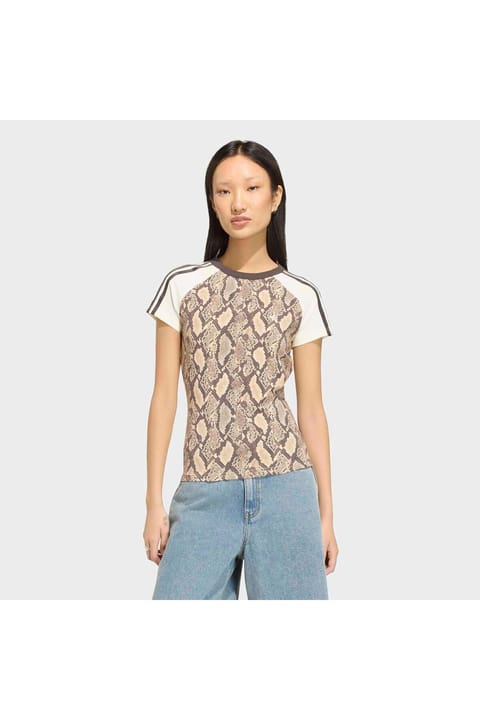 تیشرت زنانه adidas مدل SNAKE PRINT CALI TEE KX1888