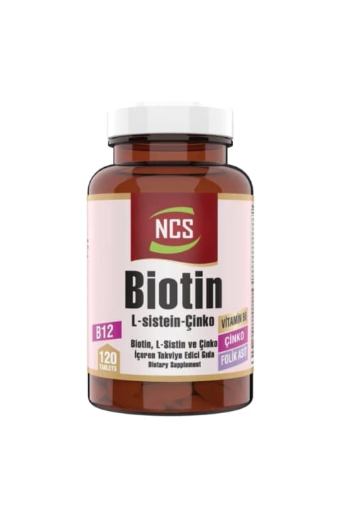 NCS Biotin Folic Acid 120 قرص