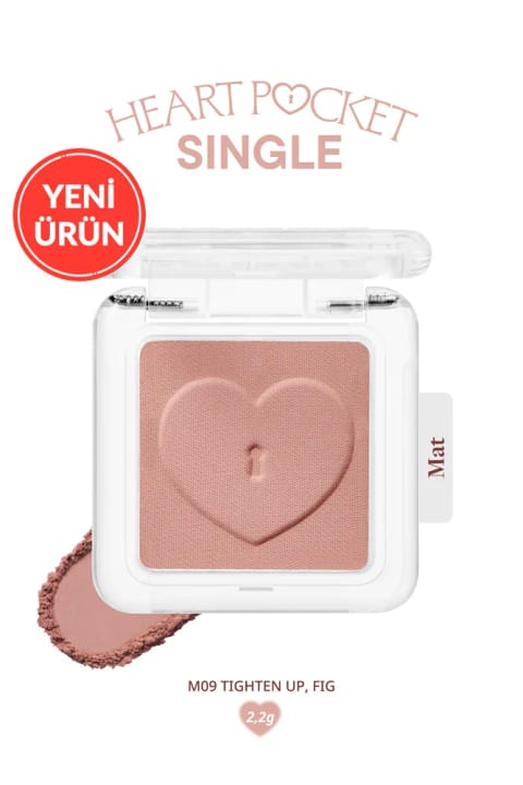 PERIPERA سایه مات تکی قابل شخصی‌سازی Heart Pocket Single (M09 Tighten...)