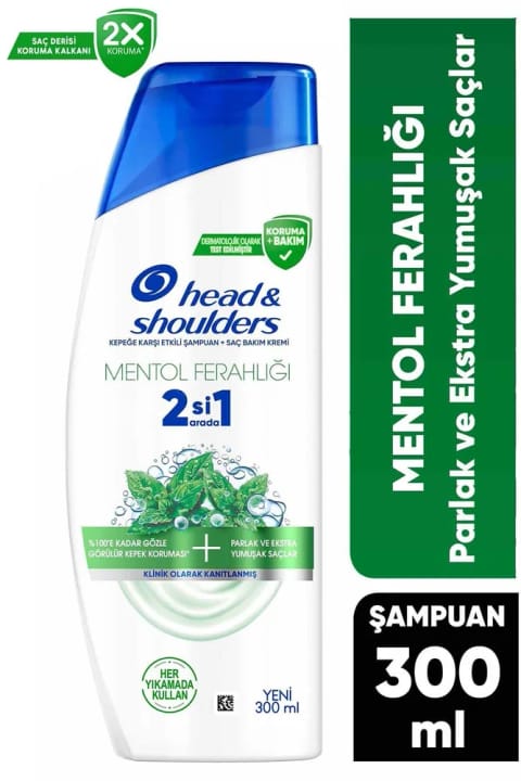 شامپو دوکاره منتول Head & Shoulders 300ml
