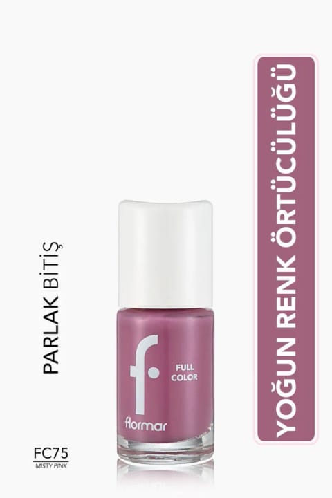 Flormar Full Color Nail Enamel - FC75 Misty Pink