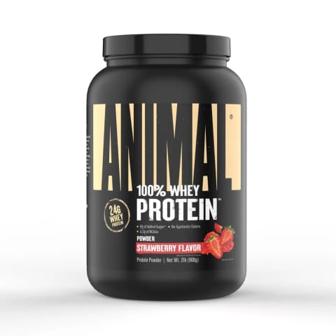 پروتئین وی Animal Universal 908 گرم - توت‌فرنگی