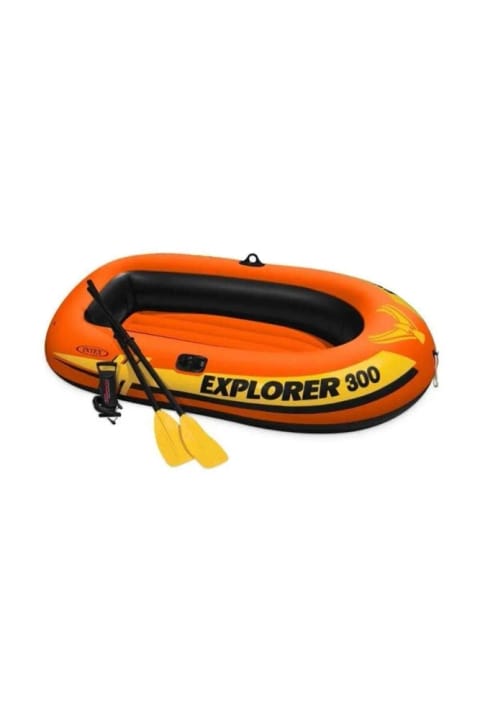 ست قایق بادی Explorer Bot Intex مدل 300 - 211×117×41 سانتی‌متر - با ظرفیت تحمل 186 کیلوگرم