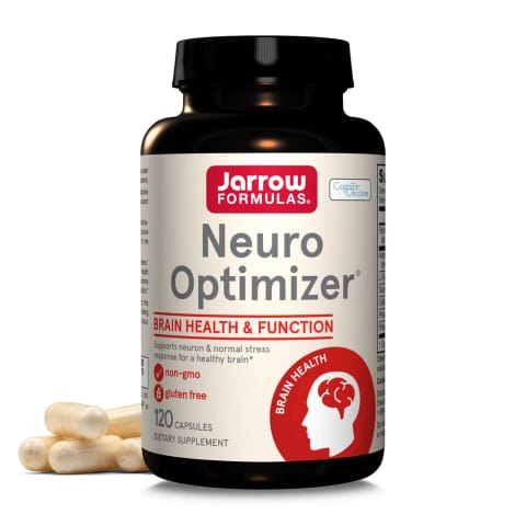 Jarrow Formulas Neuro Optimizer Citicoline (Sitikolin) CDP Choline, Cognizin Phosphatidylserine Brain Health and 120 Capsules