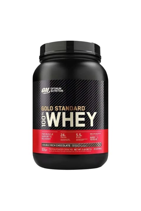 ON Optimum Nutrition Gold Standard Whey Protein پودر 908 گرمی شکلاتی