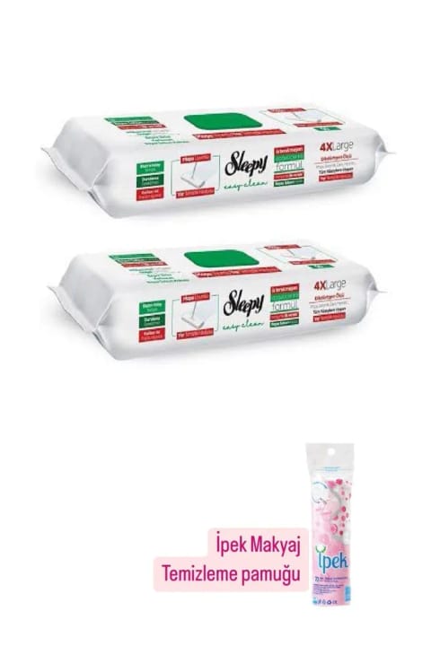 Sleepy Easy Clean دستمال تمیزکننده کف compatible با موپ حاوی صابون سفید 100 برگ