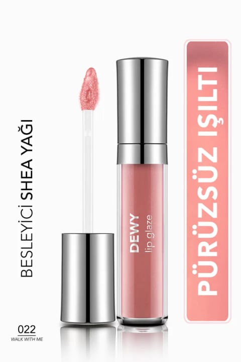 Flormar Dewy Lip Glaze براقکننده لب مرطوبکننده شماره 022 Walk With Me