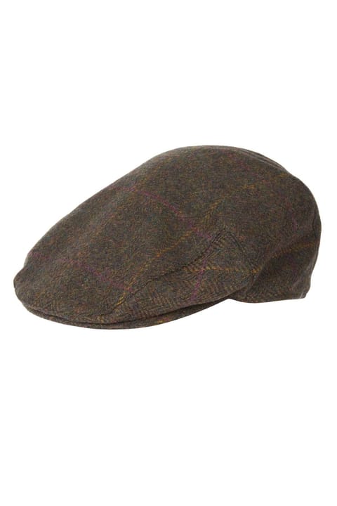 کلاه کسکت Barbour Crieff Ol12 زیتونی-بنفش-زرد