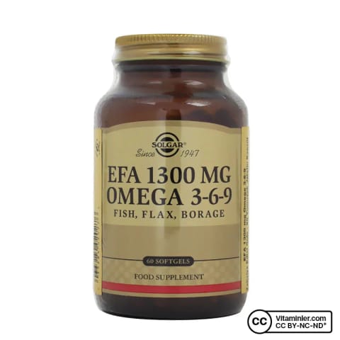 Solgar Omega 3-6-9 Efa 1300 Mg 60 Kapsül