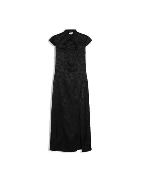 Jacquard sateen پیراهن میدی