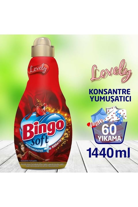 نرمکننده لباس Bingo Soft Lovely ۱۴۴۰ میلیلیتر