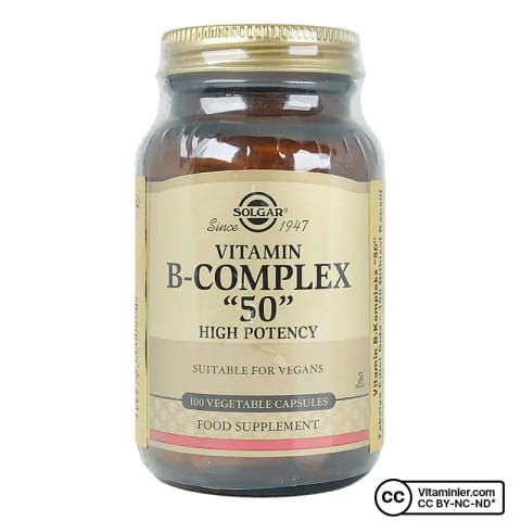 Solgar Vitamin B-Complex 50 100 کپسول