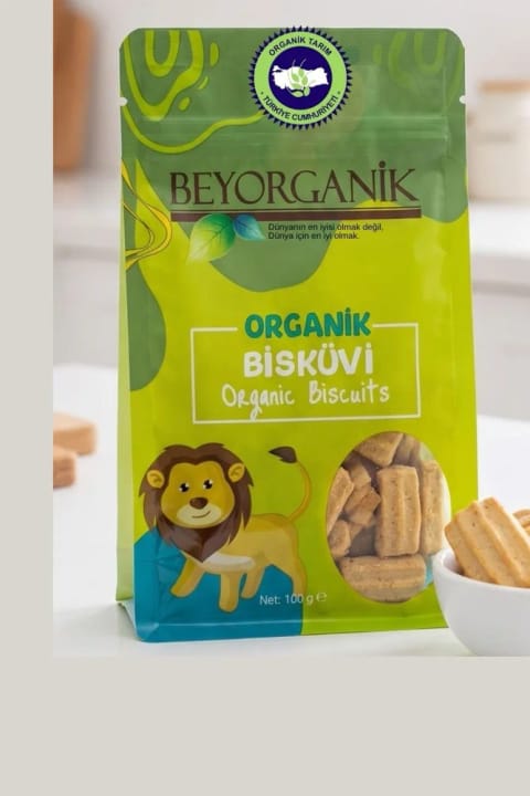 BEYORGANİK بیسکویت ارگانیک ۱۰۰ گرم (آزمایش شده برای سموم)