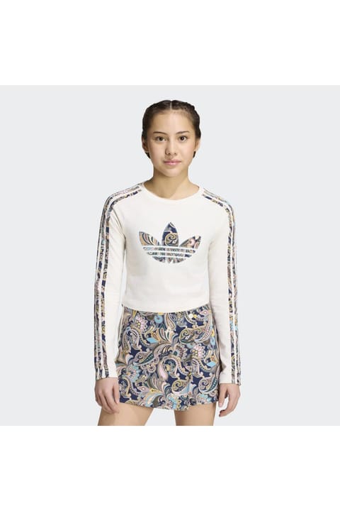 بالاتنه آستین‌بلند سفید بچگانه adidas Liberty London (KR9189)