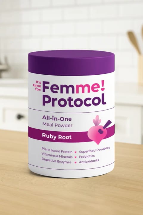Femme Protocol پودر وعده غذایی کامل روبی روت ۶۰۰ گرم – ۱۰ سرو