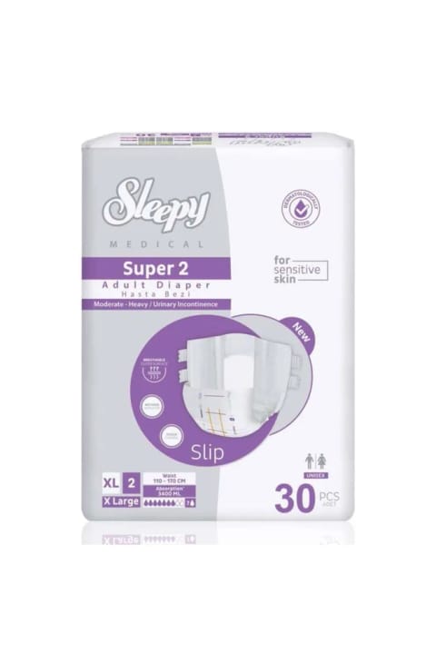 Sleepy Süper2 کمربنددار بزرگسال XL 30 عددی