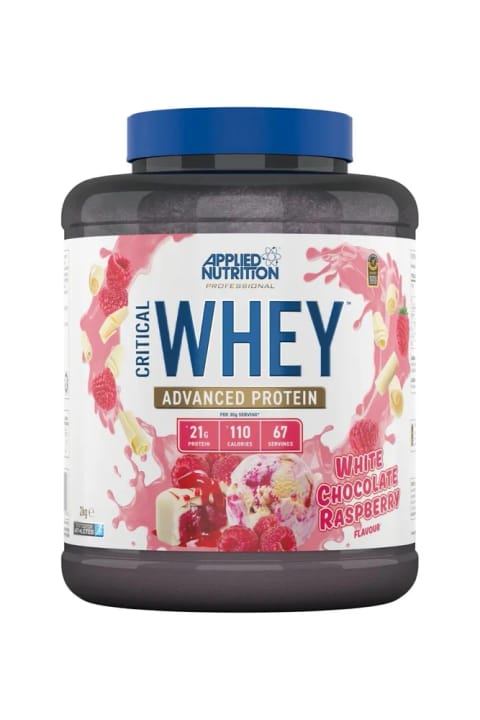 پروتئین وی Applied Nutrition Critical Whey طعم شکلات سفید و تمشک ۲ کیلوگرم