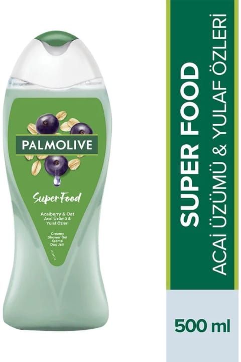 Palmolive Superfood Acai & Yulaf دوش ژل 500 میلیلیتری