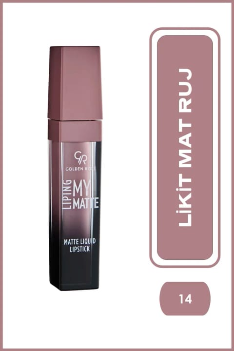 Golden Rose Liping My Matte - 14 - رژ لب مایع مات