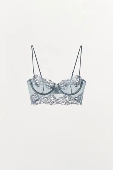 Zara نیمتنه توری زنانه