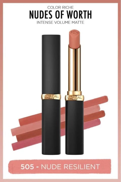 L'Oreal Paris Color Riche Intense Volume Matte رژ لب - 505 Nude Resilient