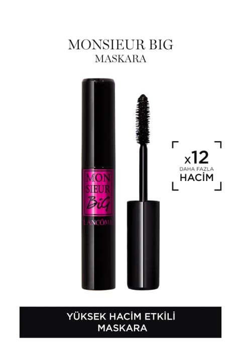 Lancome Monsieur Big مژهکار مشکی حجمدهنده بالا 01 Big Is The New Black