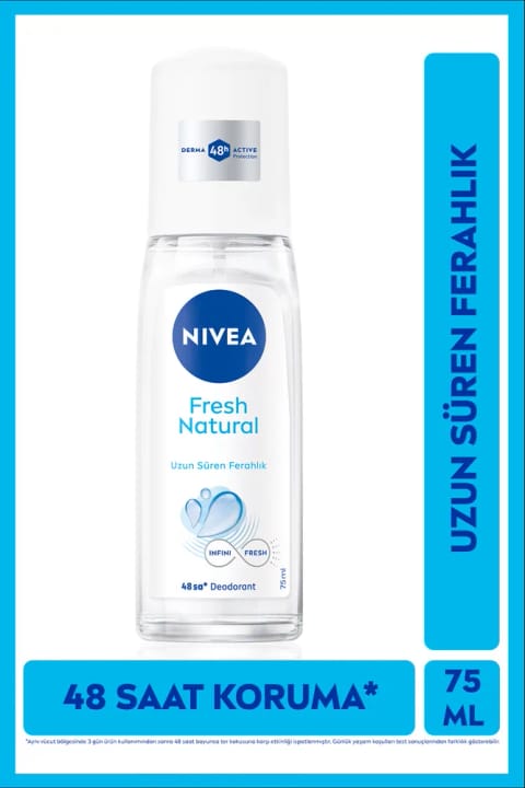 NIVEA دئودورانت اسپری زنانه Fresh Natural 75ml