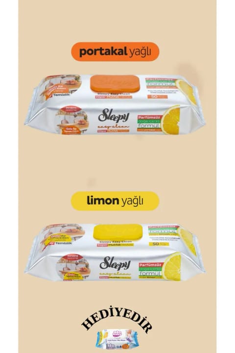 دستمال و حوله آشپزخانه Easy Clean Sleepy مدل سطح‌تمیزکن ÇEŞİT005