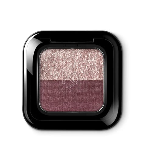 سایه چشم KIKO - New Bright Duo Eyeshadow - 10 Golden Mauve / Burgundy