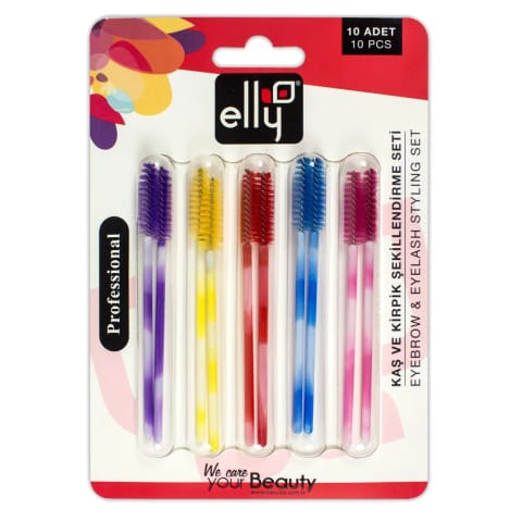 ست برس ریمل Elly مدل ELLYFACESET01 بسته ۱۰ عددی