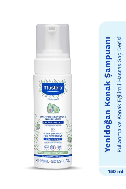 Mustela %99 طبیعی Konak Önleyici نوزاد فوم بدون سوزش چشم
