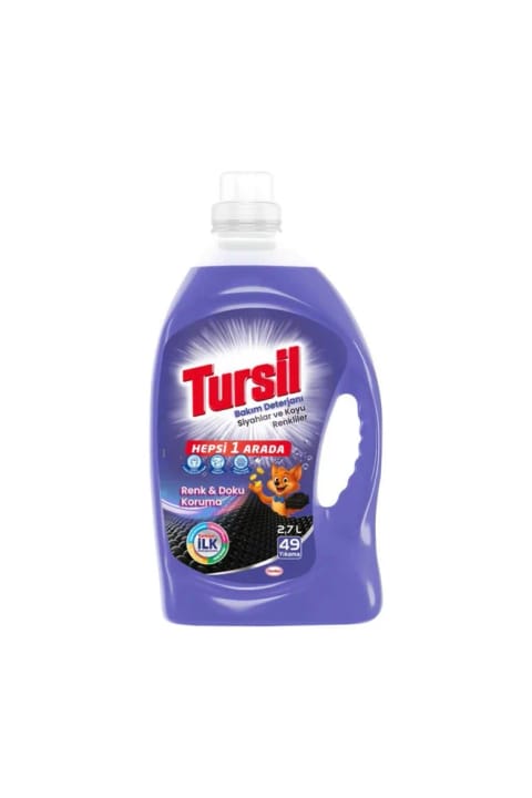 Tursil مایع شستوشوی لباس مشکی و تیره ۲.۷ لیتر