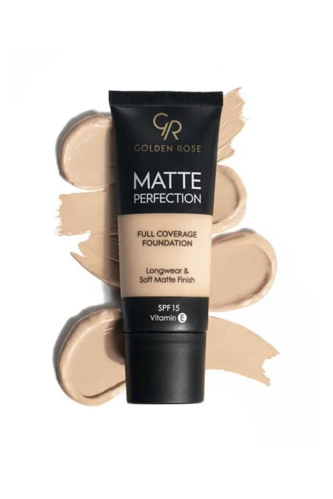 Golden Rose Matte Perfection Foundation Cool 06 عصاره بید و روغن هسته انگور...