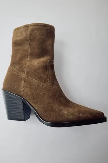 SPLIT SUEDE بوت بلوک‌هیل مچ‌پا