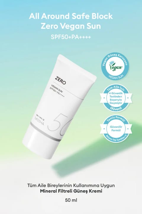 کرم ضد آفتاب مینرال Missha All Around Safe Block Zero Vegan