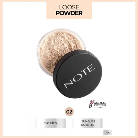 Note پودر فیکس شفاف 02 Light Beige