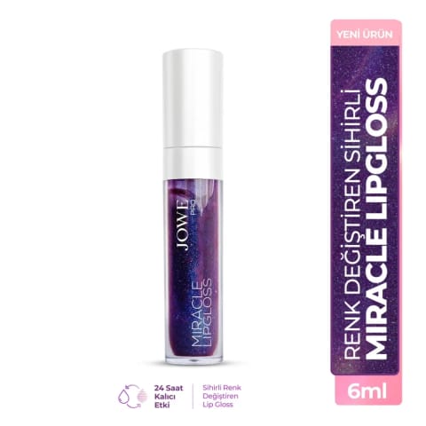 Jowe Professional Miracle Lip Gloss رژ لب براق تغییر رنگ دهنده Cherry Me 6 میلیلیتر