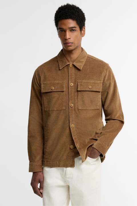 پیراهن بیرونی زنانه Barbour طرح تارتان تریمشده SN31 Sandstone