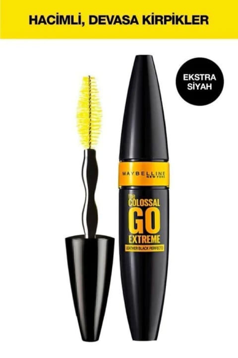 ماسکارا حجم‌دهنده مشکی Maybelline New York Colossal Go Extreme