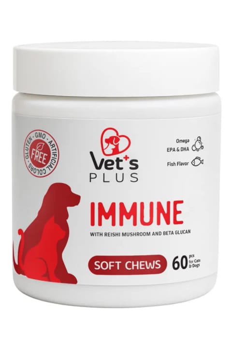 قرص جویدنی ایمنی Vet's Plus Immune (60 عددی)