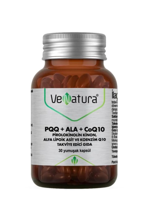 وناتورا PQQ + ALA + CoQ10 کپسول