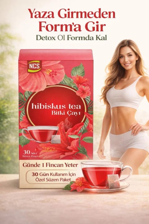 چای دتوکس هیبیسکوس NCS ۳۰ عددی گیاهی
