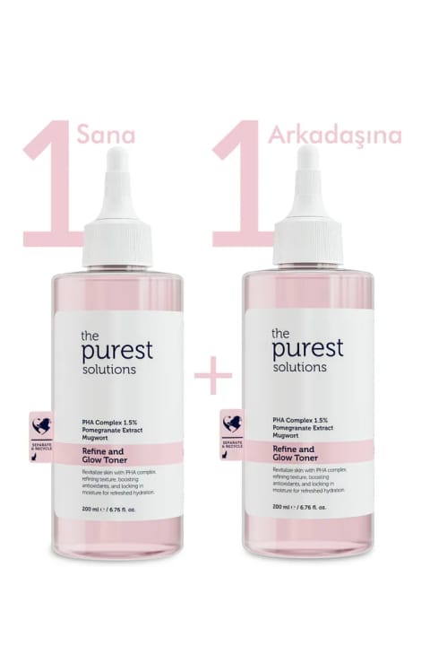 The Purest Solutions پاککننده و روشنکننده PHA صورتی، یکی برای تو یکی برای دوستت...