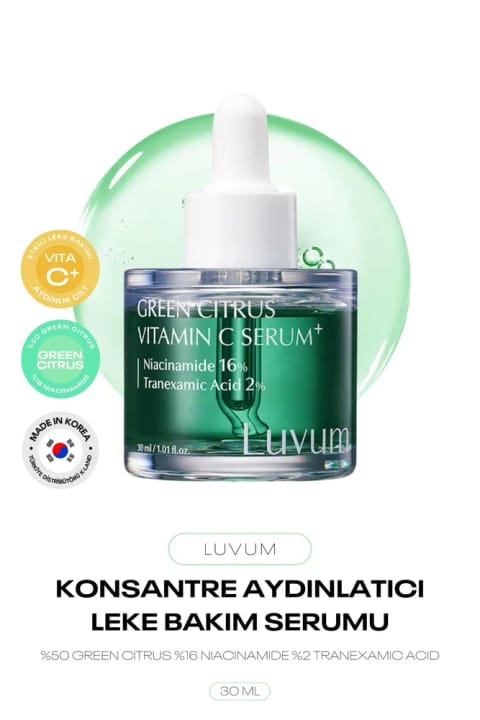 LUVUM Niacinamide Tranexamic Acid موثر ضد لک و روشنکننده Green Citr...