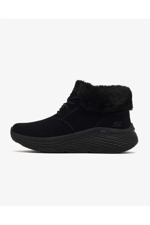 بوت زنانه SKECHERS مدل MAX CUSHIONING ELITE 2.0 BOOT SNOW DAZE مشکی 144368 BBK